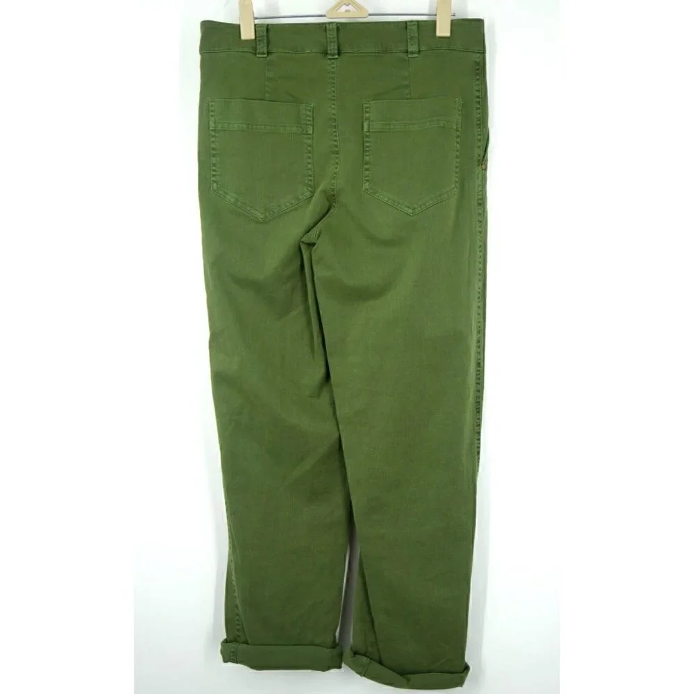 NWT Michael Kors Carrot Pants in Evergreen 2
